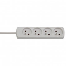 predlžovačka 4-zás/3 m, 3x1,5 biely brennenstuhl
